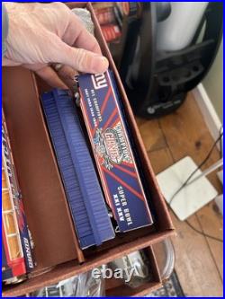 Vintage NY Giants COMPLETE TRAIN SET-NEW IN BOX-11 TRAINS! Never Used Q13