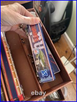 Vintage NY Giants COMPLETE TRAIN SET-NEW IN BOX-11 TRAINS! Never Used Q13