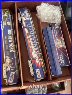 Vintage NY Giants COMPLETE TRAIN SET-NEW IN BOX-11 TRAINS! Never Used Q13