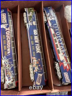 Vintage NY Giants COMPLETE TRAIN SET-NEW IN BOX-11 TRAINS! Never Used Q13