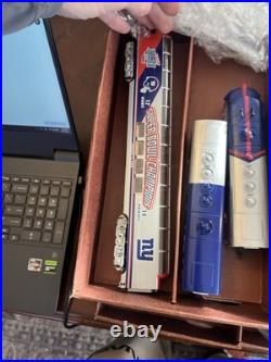 Vintage NY Giants COMPLETE TRAIN SET-NEW IN BOX-11 TRAINS! Never Used Q13