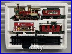 Vintage New Bright 1985 Musical Christmas Express Elf Train Set #183