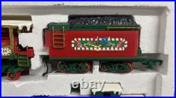Vintage New Bright 1985 Musical Christmas Express Elf Train Set #183