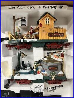 Vintage New Bright Holiday Express animated train set Christmas No. 387
