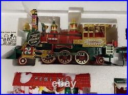 Vintage New Bright Musical Christmas Express #183 Elf Train Set MIB