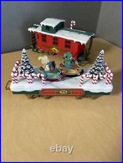 Vintage New Bright Santa Land Holiday Sound Train Set Around The Christmas Tree