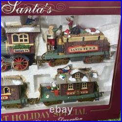 Vintage New Bright Santa's Great Holiday Special Train Set #280 NOS Vintage New Bright Santa's Great Holiday Special Train Set #280 NOS
