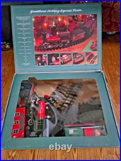 Vintage New Bright The Greatland Holiday Christmas Express Train SetWorks Colle