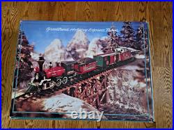 Vintage New Bright The Greatland Holiday Christmas Express Train SetWorks Colle
