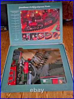 Vintage New Bright The Greatland Holiday Christmas Express Train SetWorks Colle