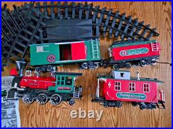 Vintage New Bright The Greatland Holiday Christmas Express Train SetWorks Colle