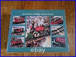 Vintage New Bright The Greatland Holiday Christmas Express Train SetWorks Colle