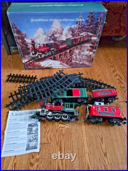 Vintage New Bright The Greatland Holiday Christmas Express Train SetWorks Colle