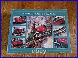 Vintage New Bright The Greatland Holiday Christmas Express Train SetWorks Colle