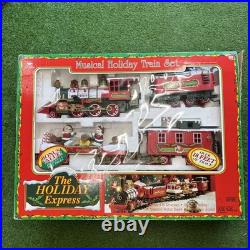 Vintage New Bright The Holiday Express Musical Christmas Train Set #0181