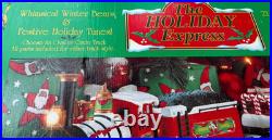 Vintage New Bright The Holiday Express Musical Christmas Train Set #0181 Vintage New Bright The Holiday Express Musical Christmas Train Set #0181