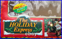 Vintage New Bright The Holiday Express Musical Christmas Train Set #0181
