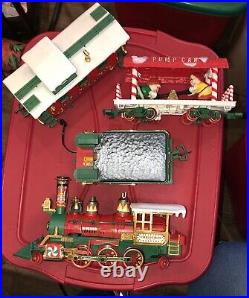 Vintage New Bright The Holiday Express Train Set Christmas Special