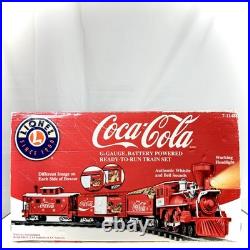 Vintage Rare Lionel Coca Cola Train Set G Gauge Holiday Train 7-11488 / New