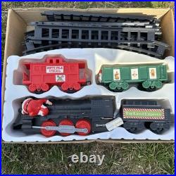 Vintage Santa's Toyland Express Battery Operated Christmas Tree Train Set