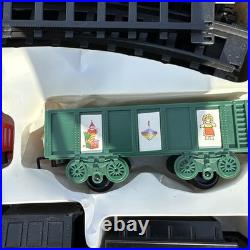 Vintage Santa's Toyland Express Battery Operated Christmas Tree Train Set