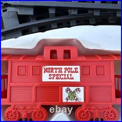 Vintage Santa's Toyland Express Battery Operated Christmas Tree Train Set