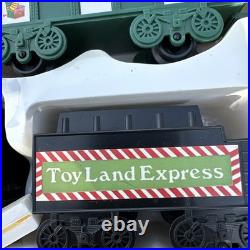 Vintage Santa's Toyland Express Battery Operated Christmas Tree Train Set