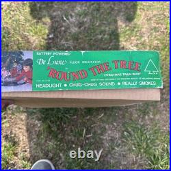Vintage Santa's Toyland Express Battery Operated Christmas Tree Train Set