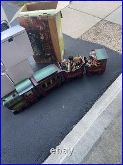 Vintage Santa's Train Christmas Train Set with Box
