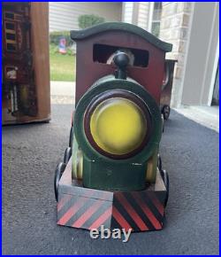 Vintage Santa's Train Christmas Train Set with Box