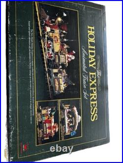 Vintage The HOLIDAY EXPRESS Animated Christmas Train Set #380 New Bright 1990s