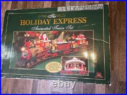 Vintage The HOLIDAY EXPRESS Animated Christmas Train Set #380 New Bright 1990s Vintage The HOLIDAY EXPRESS Animated Christmas Train Set #380 New Bright 1990s