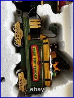 Vintage The HOLIDAY EXPRESS Animated Christmas Train Set #380 New Bright 1990s