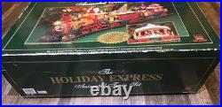 Vintage The HOLIDAY EXPRESS Animated Christmas Train Set #380 New Bright 1990s Vintage The HOLIDAY EXPRESS Animated Christmas Train Set #380 New Bright 1990s