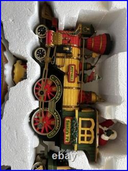 Vintage The HOLIDAY EXPRESS Animated Christmas Train Set #380 New Bright 1990s