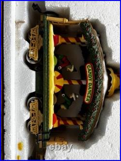 Vintage The HOLIDAY EXPRESS Animated Christmas Train Set #380 New Bright 1990s