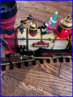 Vintage The HOLIDAY EXPRESS Animated Christmas Train Set #380 New Bright 1990s
