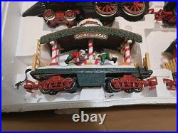 Vintage The HOLIDAY EXPRESS Animated Christmas Train Set #380 New Bright 1990s Vintage The HOLIDAY EXPRESS Animated Christmas Train Set #380 New Bright 1990s