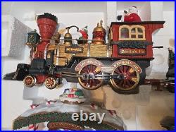 Vintage The HOLIDAY EXPRESS Animated Christmas Train Set #380 New Bright 1990s Vintage The HOLIDAY EXPRESS Animated Christmas Train Set #380 New Bright 1990s