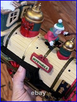 Vintage The HOLIDAY EXPRESS Animated Christmas Train Set #380 New Bright 1990s