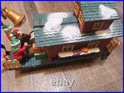 Vintage The HOLIDAY EXPRESS Animated Christmas Train Set #380 New Bright 1990s Vintage The HOLIDAY EXPRESS Animated Christmas Train Set #380 New Bright 1990s