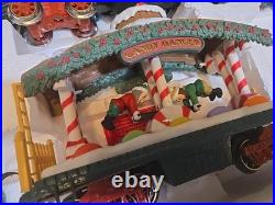 Vintage The HOLIDAY EXPRESS Animated Christmas Train Set #380 New Bright 1990s Vintage The HOLIDAY EXPRESS Animated Christmas Train Set #380 New Bright 1990s