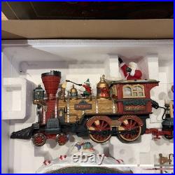 Vintage The HOLIDAY EXPRESS Animated Christmas Train Set #384 New Bright 1996