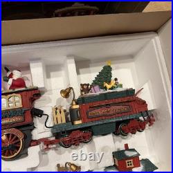 Vintage The HOLIDAY EXPRESS Animated Christmas Train Set #384 New Bright 1996