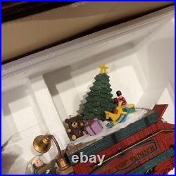 Vintage The HOLIDAY EXPRESS Animated Christmas Train Set #384 New Bright 1996
