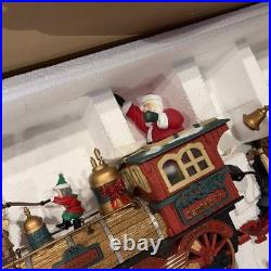 Vintage The HOLIDAY EXPRESS Animated Christmas Train Set #384 New Bright 1996