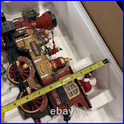 Vintage The HOLIDAY EXPRESS Animated Christmas Train Set #384 New Bright 1996