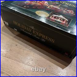 Vintage The HOLIDAY EXPRESS Animated Christmas Train Set #384 New Bright 1996