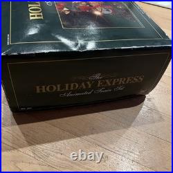Vintage The HOLIDAY EXPRESS Animated Christmas Train Set #384 New Bright 1996