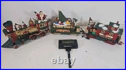Vintage The HOLIDAY EXPRESS Animated Christmas Train Set New Bright 1990s READ
